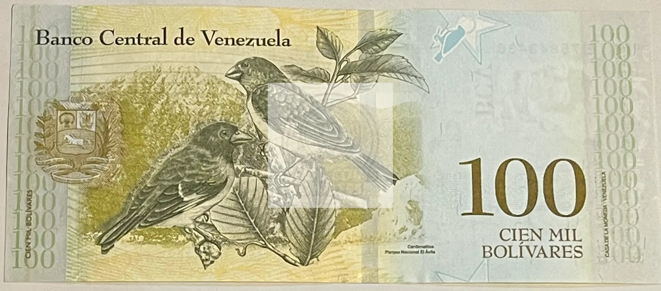 Venezuela 100000 Bolivares, 2017 P-100d UNC, World Banknote Currency - Cool Coins & Notes